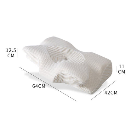 Ergonomic Neck Pillow for Seniors – Cooling Memory Foam Support