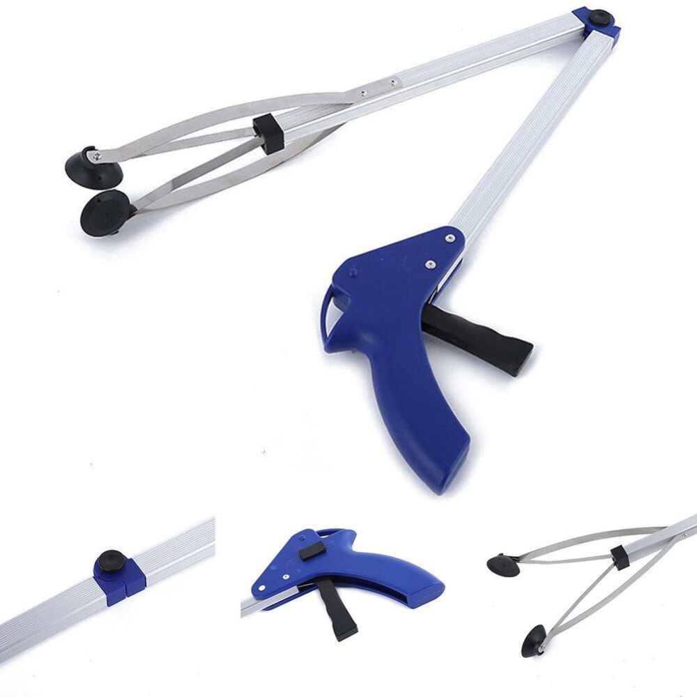 Foldable Reacher Grabber – Extra Reach & Secure Grip for Seniors