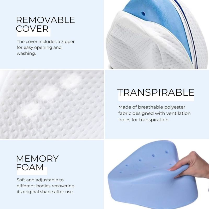 Multifunctional Knee Pillow – Soft, Breathable & Supportive for Better Sleep