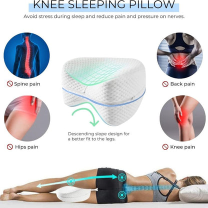 Multifunctional Knee Pillow – Soft, Breathable & Supportive for Better Sleep
