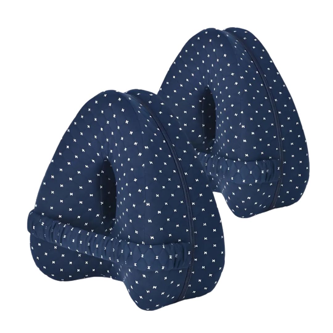 Comfort Knee Pillow for Side Sleepers – Hip & Leg Support with Strap