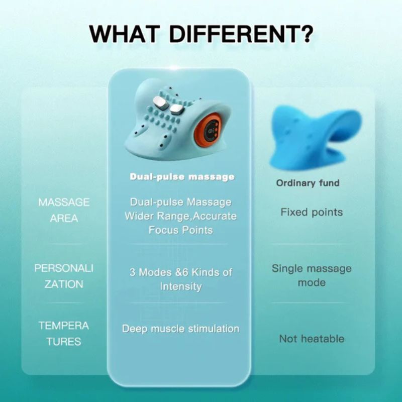 Cervical Pulse Traction Device - Neck Pain Relief & Massage