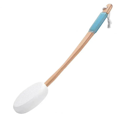 Effortless Bath Brush for Seniors – Back Lotion Applicator with Replaceable Pads