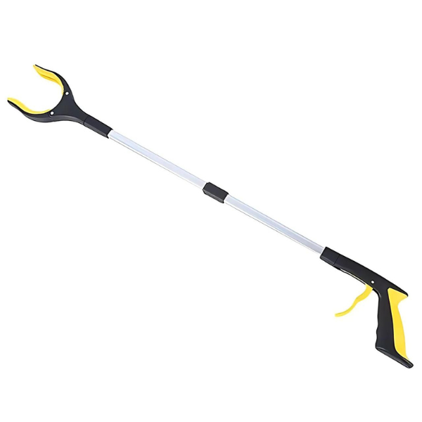 32" Foldable Reacher Grabber Tool – Heavy Duty Extended Reach Grabber with Claw Grip For Elderly