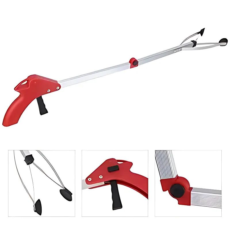 Foldable Reacher Grabber – Extra Reach & Secure Grip for Seniors