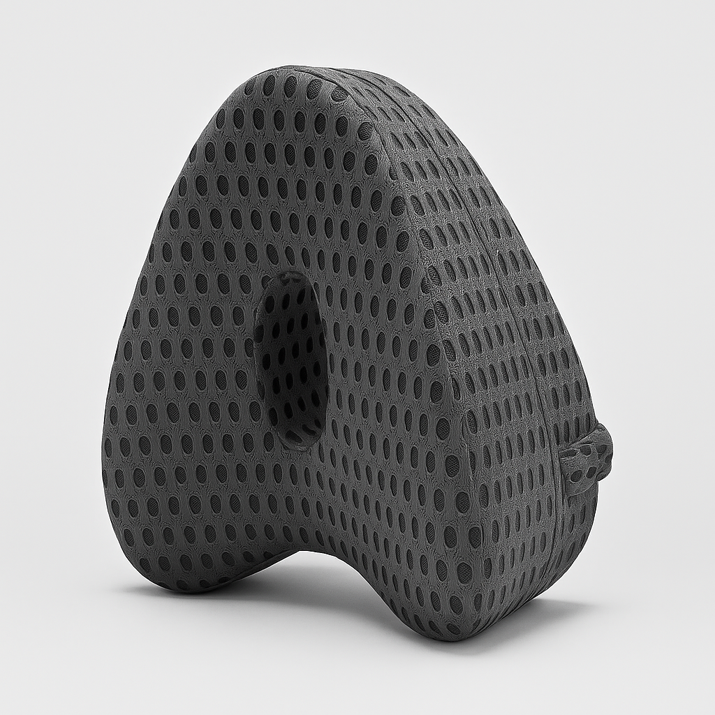 Comfort Knee Pillow for Side Sleepers – Hip & Leg Support with Strap