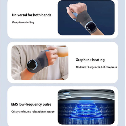 Heated Wrist Wrap – Gentle Heat & Massage Support for Seniors