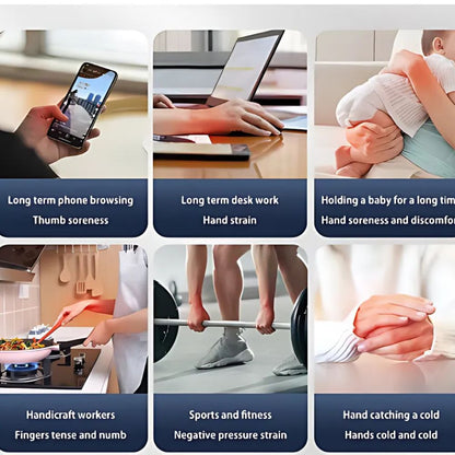 Heated Wrist Wrap – Gentle Heat & Massage Support for Seniors