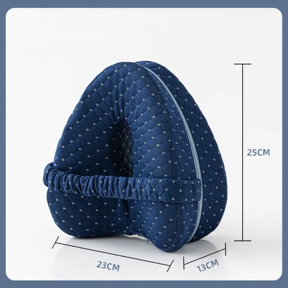 Comfort Knee Pillow for Side Sleepers – Hip & Leg Support with Strap