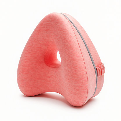 Comfort Knee Pillow for Side Sleepers – Hip & Leg Support with Strap