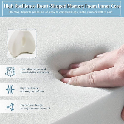 Comfort Knee Pillow for Side Sleepers – Hip & Leg Support with Strap