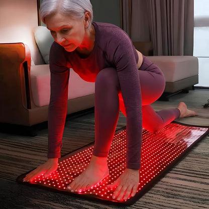 Full Body Red & Near-Infrared Light Therapy Pad with Heat | Recovery & Muscle Relief Wrap