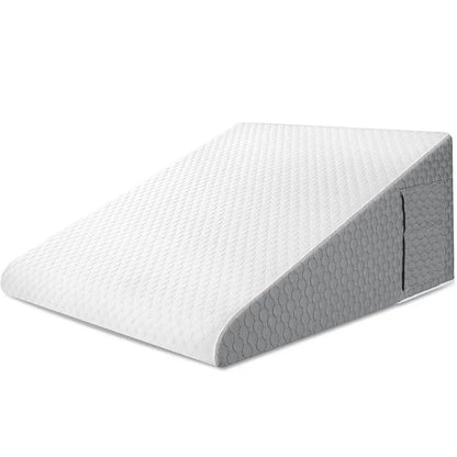 Wedge Pillow for Sleeping – Soft Memory Foam Triangle for Seniors