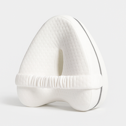 Comfort Knee Pillow for Side Sleepers – Hip & Leg Support with Strap