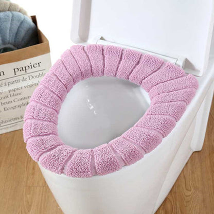 Toilet Seat Cushion Cover Pad For Seniors– Soft Cushioned Toilet Lid Cover for Round & Elongated Seats