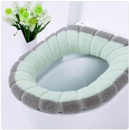 Toilet Seat Cushion Cover Pad For Seniors– Soft Cushioned Toilet Lid Cover for Round & Elongated Seats