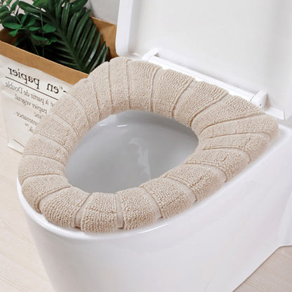 Toilet Seat Cushion Cover Pad For Seniors– Soft Cushioned Toilet Lid Cover for Round & Elongated Seats