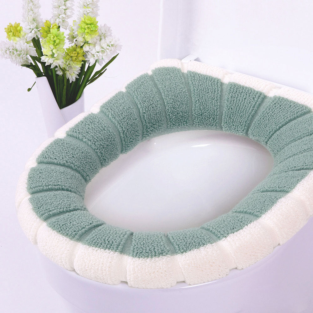 Toilet Seat Cushion Cover Pad For Seniors– Soft Cushioned Toilet Lid Cover for Round & Elongated Seats