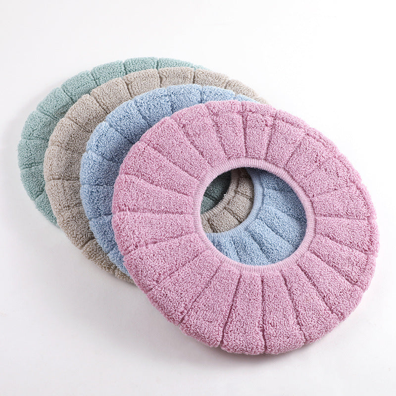 Toilet Seat Cushion Cover Pad For Seniors– Soft Cushioned Toilet Lid Cover for Round & Elongated Seats