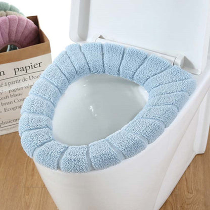 Toilet Seat Cushion Cover Pad For Seniors– Soft Cushioned Toilet Lid Cover for Round & Elongated Seats